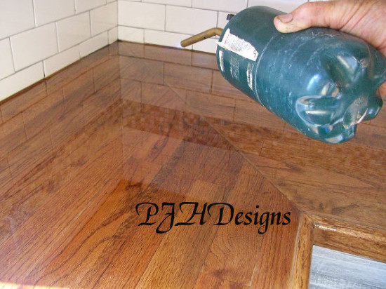 diy butcher block counter top