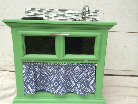 DIY Nightstand Play Kitchen