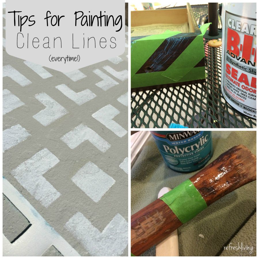 4 Tips for Painting Perfectly Clean Lines Refresh Living