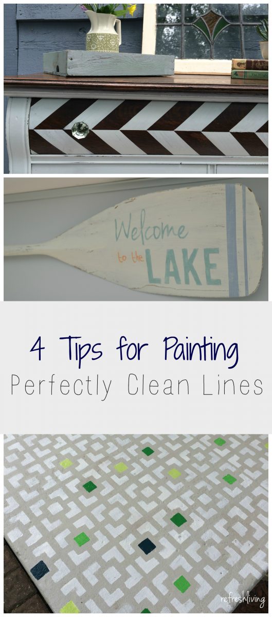 4 Tips for Painting Perfectly Clean Lines Refresh Living