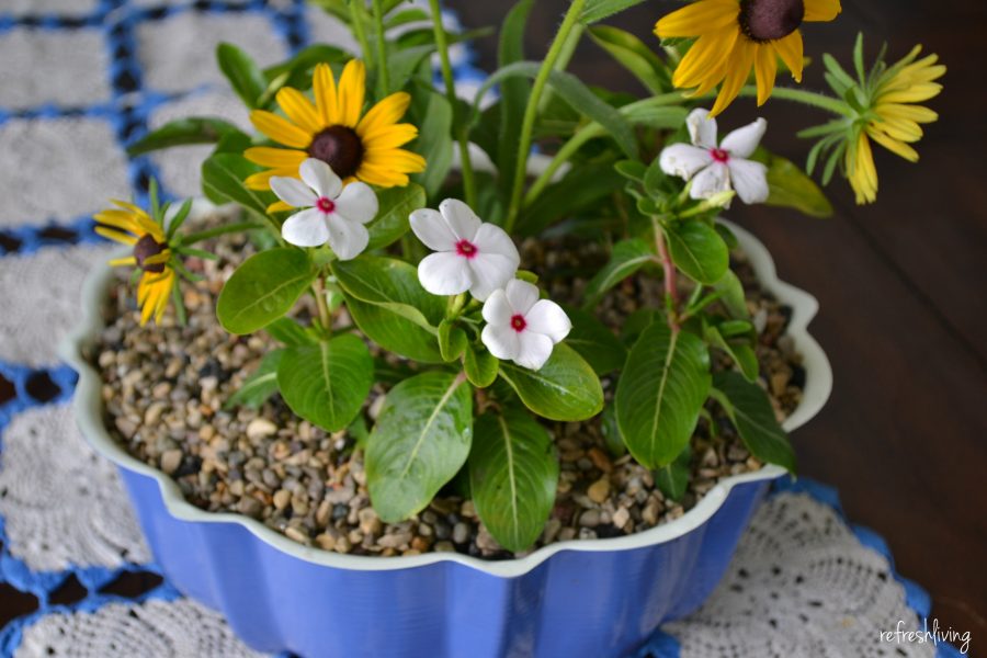 Vintage Bundt Pan 2 in 1 Flower Pot & Vase Refresh Living