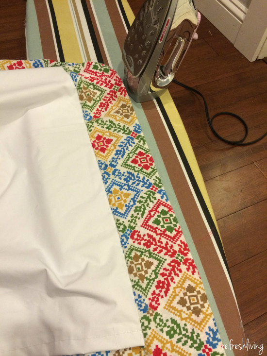diy drop cloth curtain 5