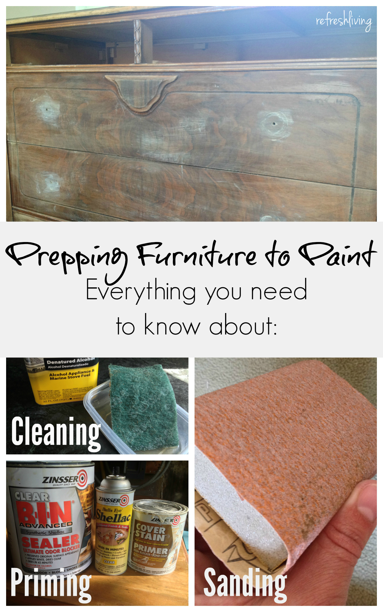 Tips for Preparing Furniture to Paint Refresh Living