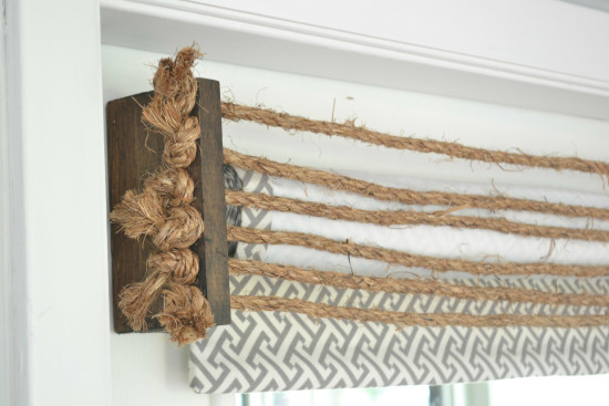 Rustic Rope Valance