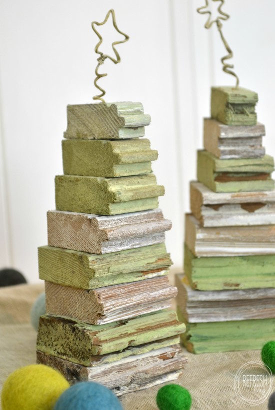 Scrap Wood Christmas Trees Refresh Living